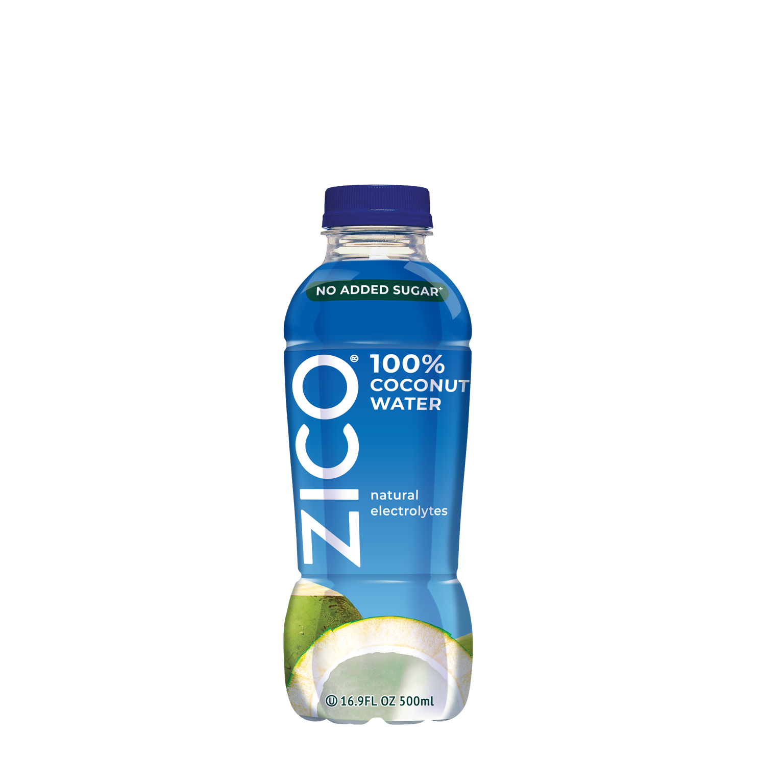 Zico 100% Coconut Water, No Added Sugar, 16.9 Fl Oz (Pack of 12)